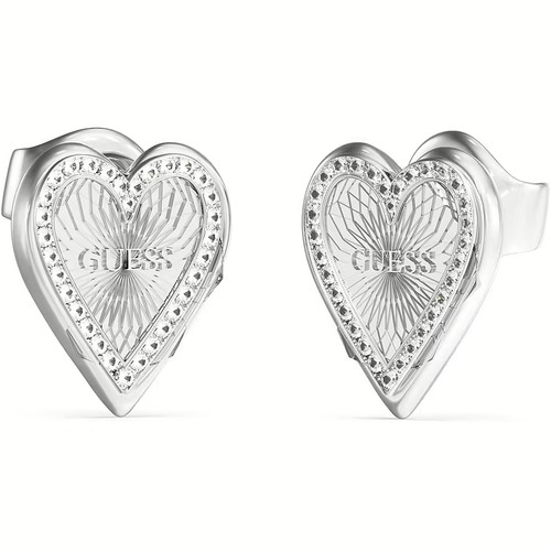 Orecchini guess lobo - con, cuore