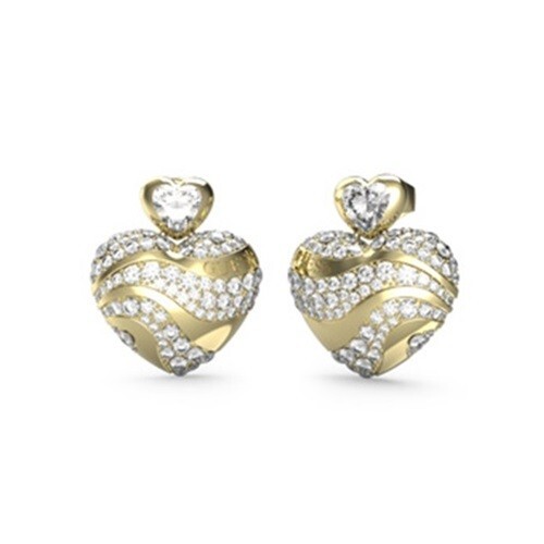 Orecchini goccia cuore guess - orecchini,