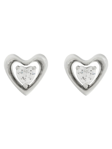 Orecchini guess cuori lobo - cuori,