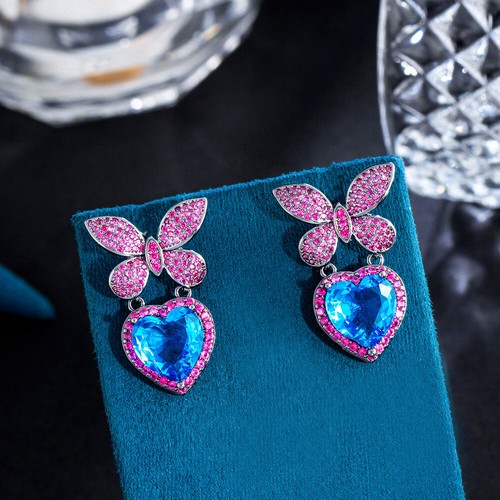 Orecchini goccia con - a,
