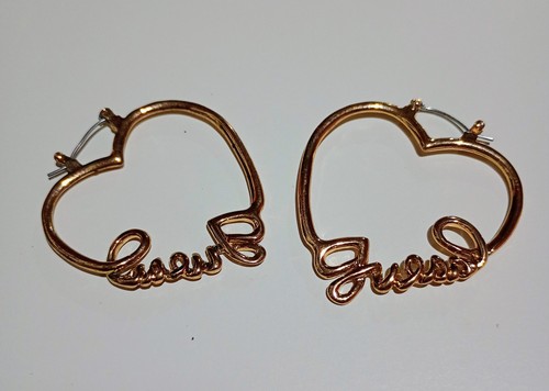 Orecchini guess pendenti cuore - orecchini,