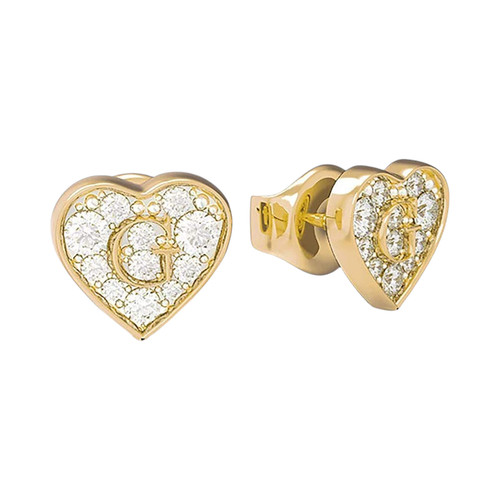 Orecchini guess cuore oro con - guess,