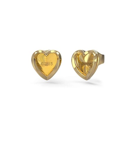 Orecchini guess cuori - cuori, dorati