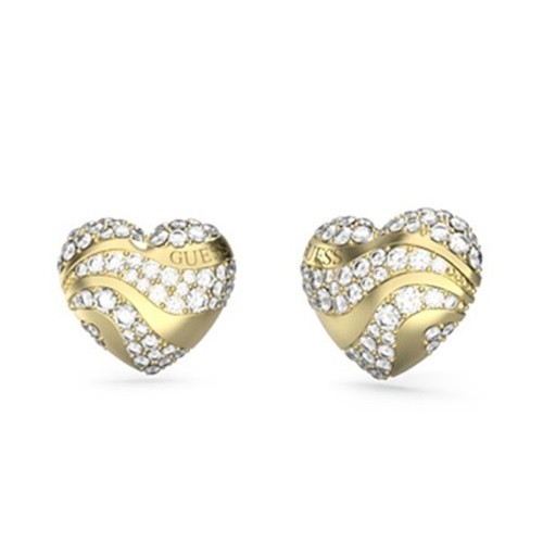 Orecchini perno guess cuore - a,