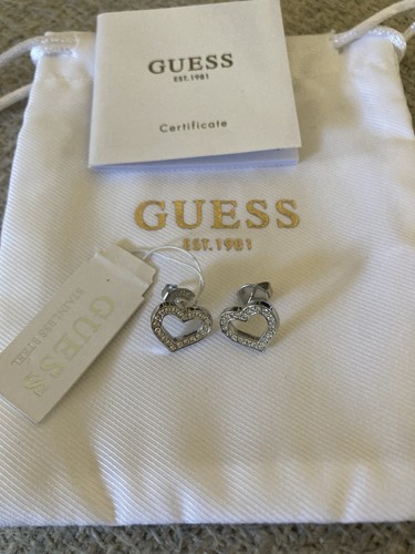 Orecchini cuore guess - orecchini,